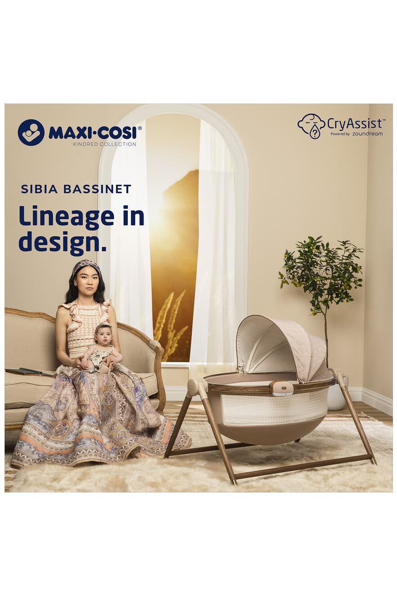 Kindred Collection Sibia Smart Bassinet, Alternate, color, NATURAL HERITAGE