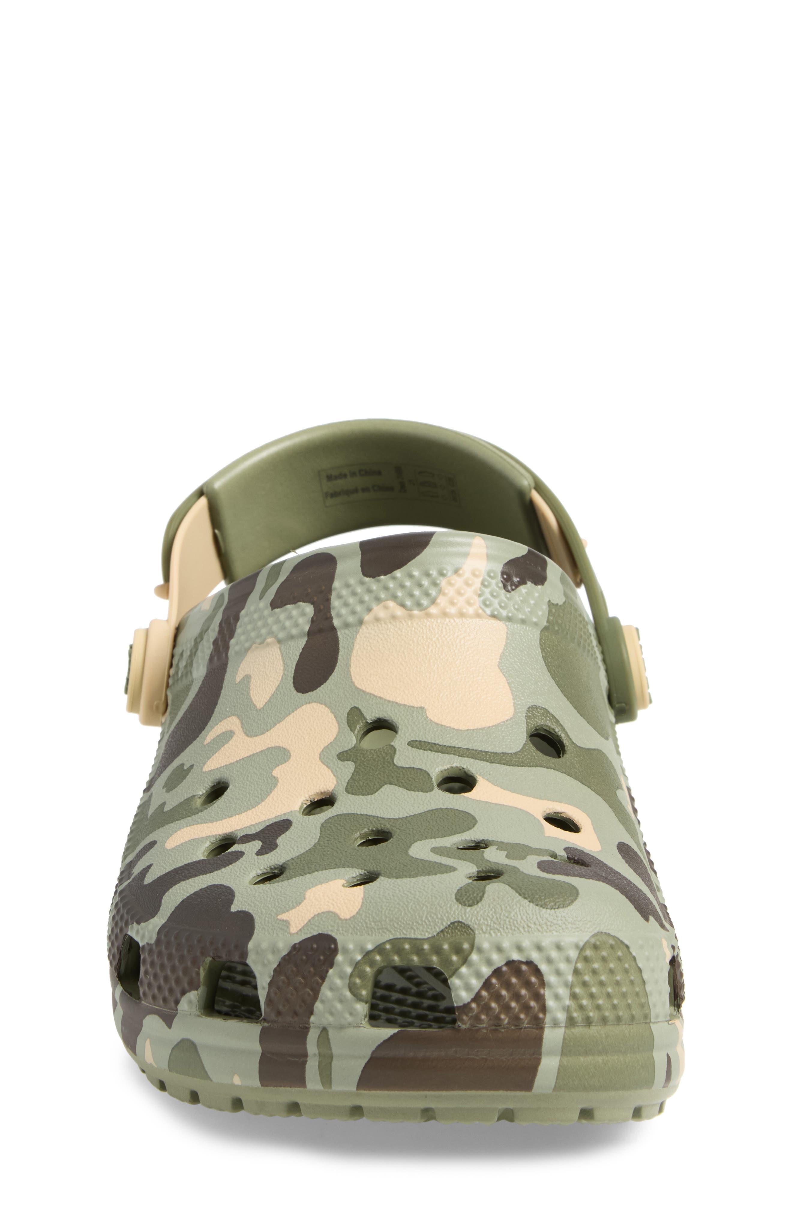 Kids' Classic Snap Back Strap Clog, Alternate, color, CARGO/ MULTI