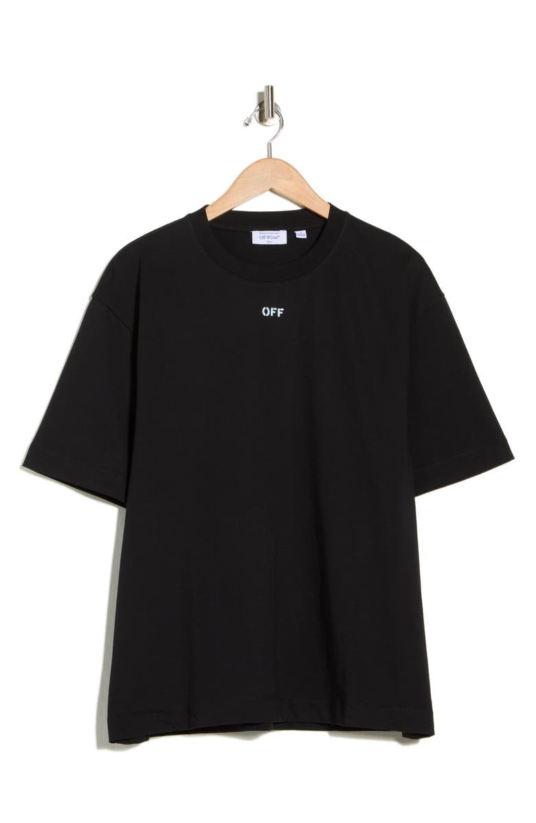 Off-White Vibe Arrow Skate T-Shirt, Main, color, Black-Aqua Glass