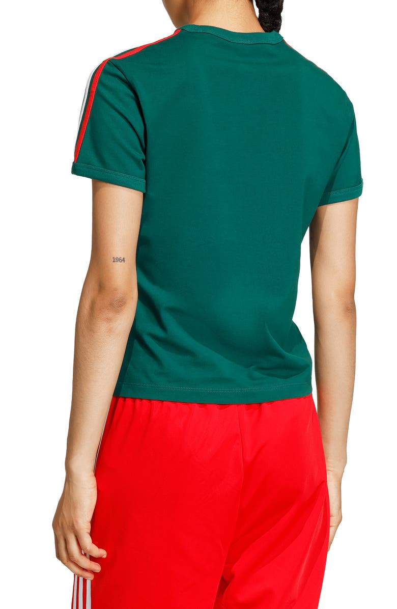 adidas Originals 3-Stripes Slim Fit T-Shirt, Alternate, color, 
