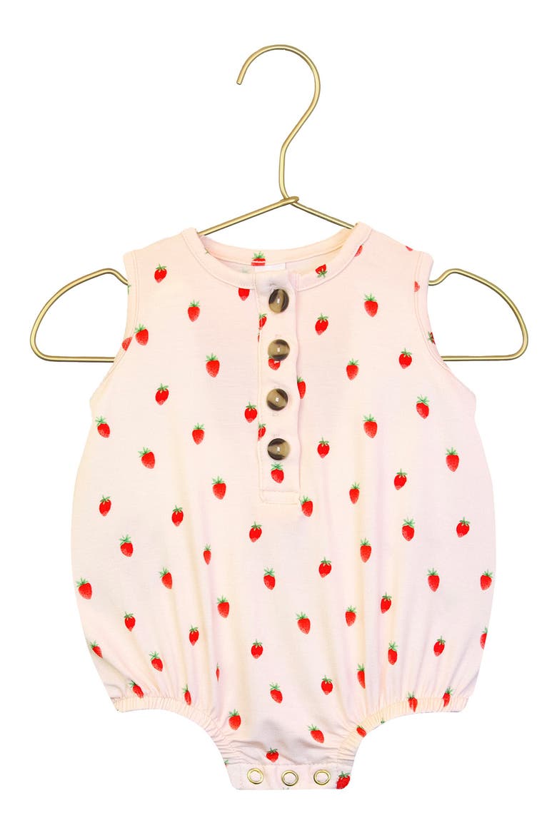 Print Bubble Romper, Main, color, JUNIE