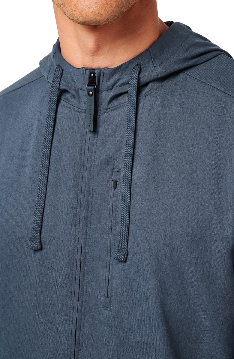 TravisMathew Deepspace Colorblock Hooded Jacket, Alternate, color, 