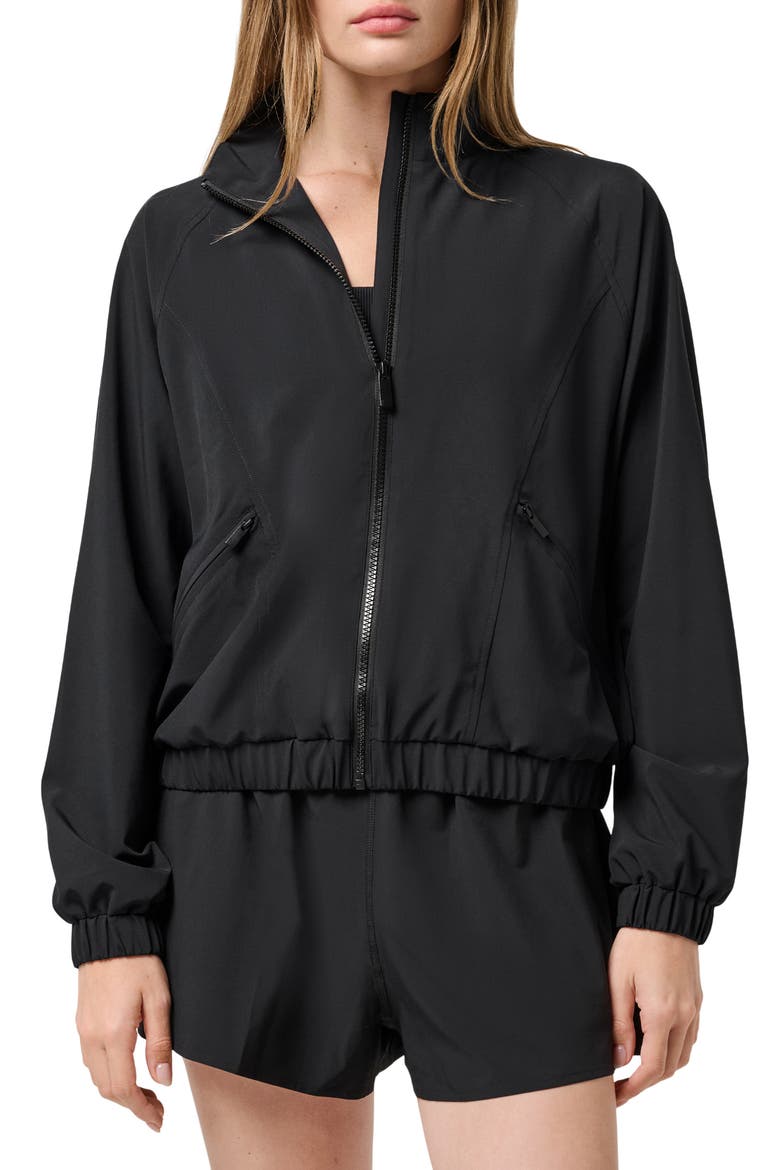 BreezeBlend Tracel Jacket, Main, color, BLACK
