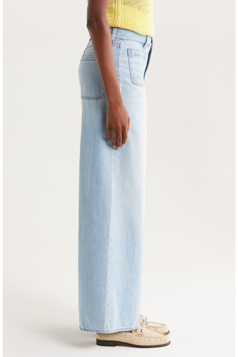 Patch Pocket Superwide Leg Jeans, Alternate, color, AHERN WASH