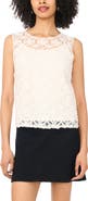 Vince Camuto Flower Appliqué Sleeveless Top