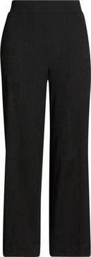 AK ANNE KLEIN Crinkle Ankle Wide Leg Pants