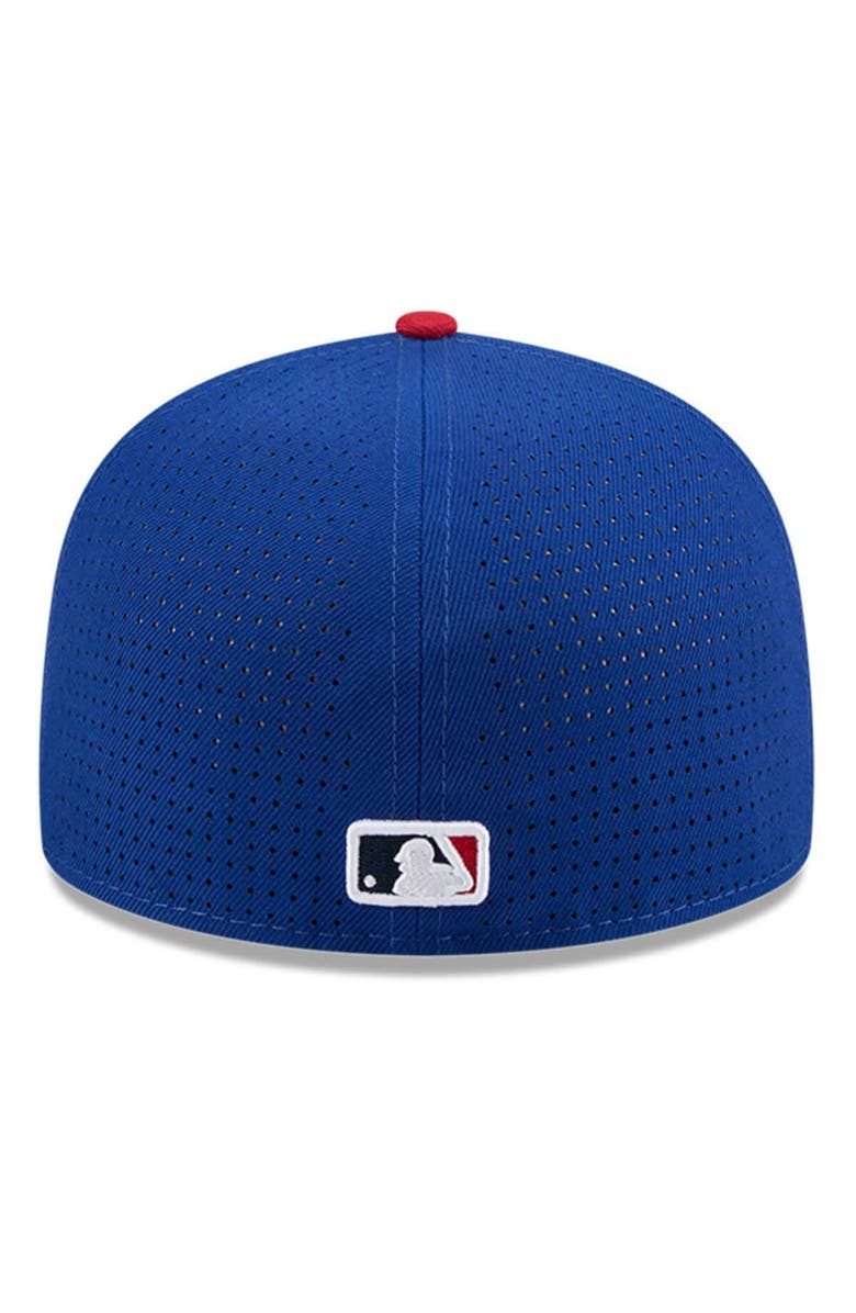 New Era Men's New Era Blue/Red Los Angeles Dodgers 2025 MLB All-Star Game Workout Side Patch 59FIFTY Fitted Hat, Alternate, color, Blue