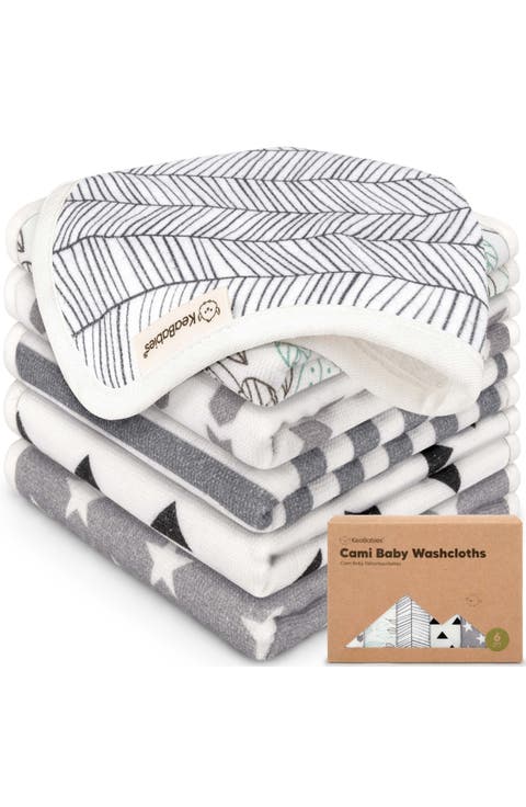 6-Pack Cami Baby Washcloths