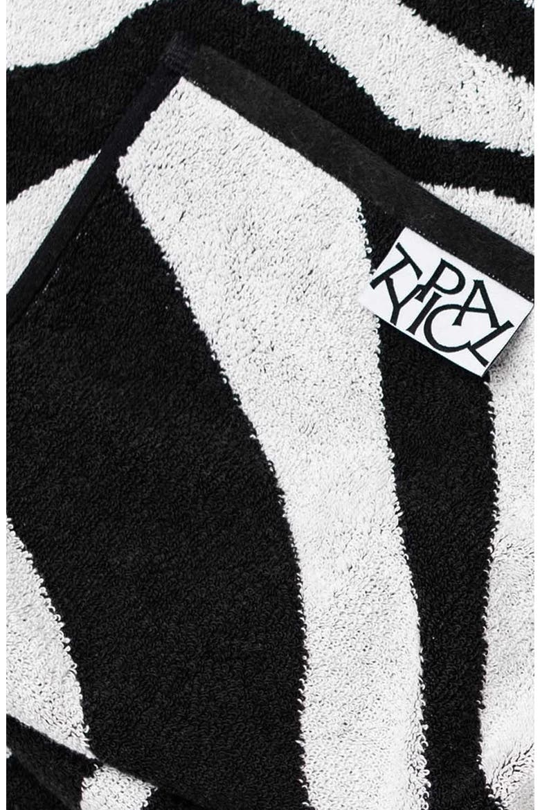 3-Pack Terry Face Towels, Alternate, color, BLACK/ WHITE