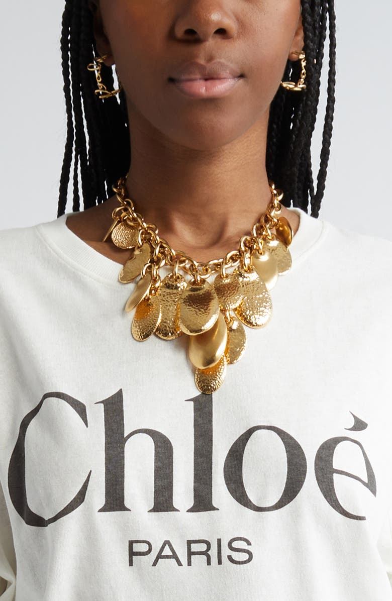 Chloé Oversize Logo Graphic T-Shirt, Alternate, color, 