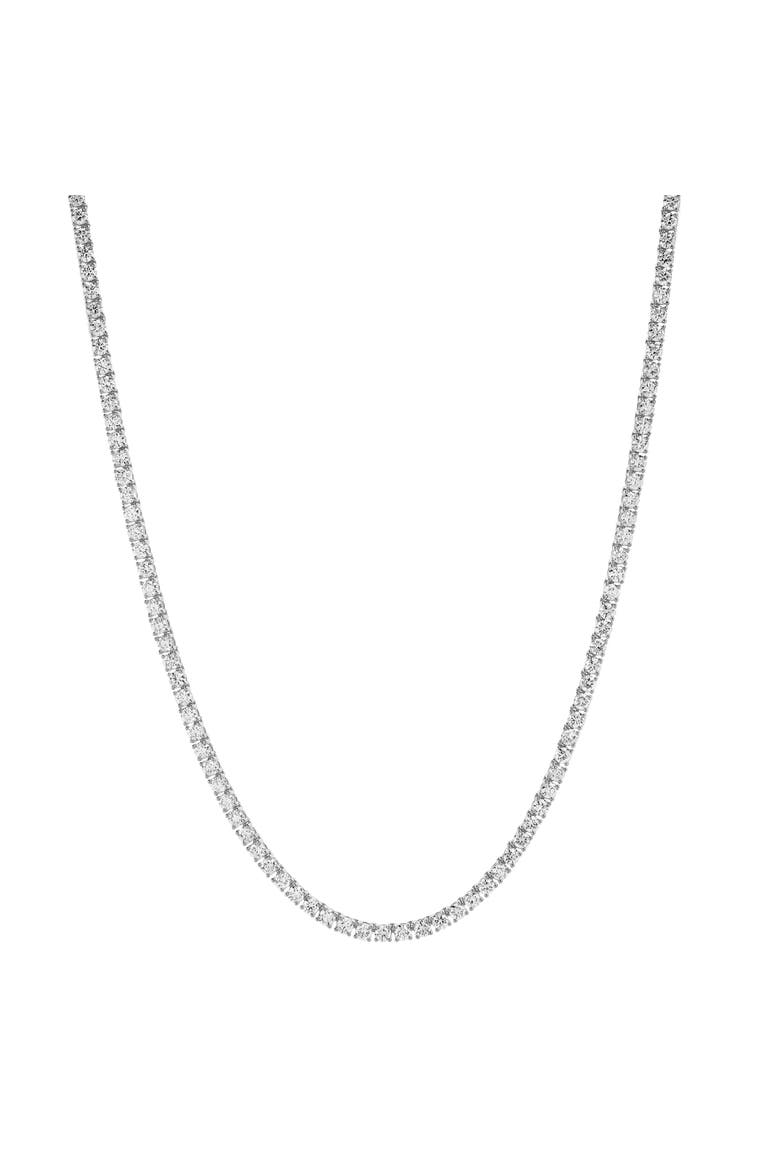 Zeno 10K Gold Lab Grown Diamond Tennis Chain - 2.6mm, Alternate, color, 10K White Gold