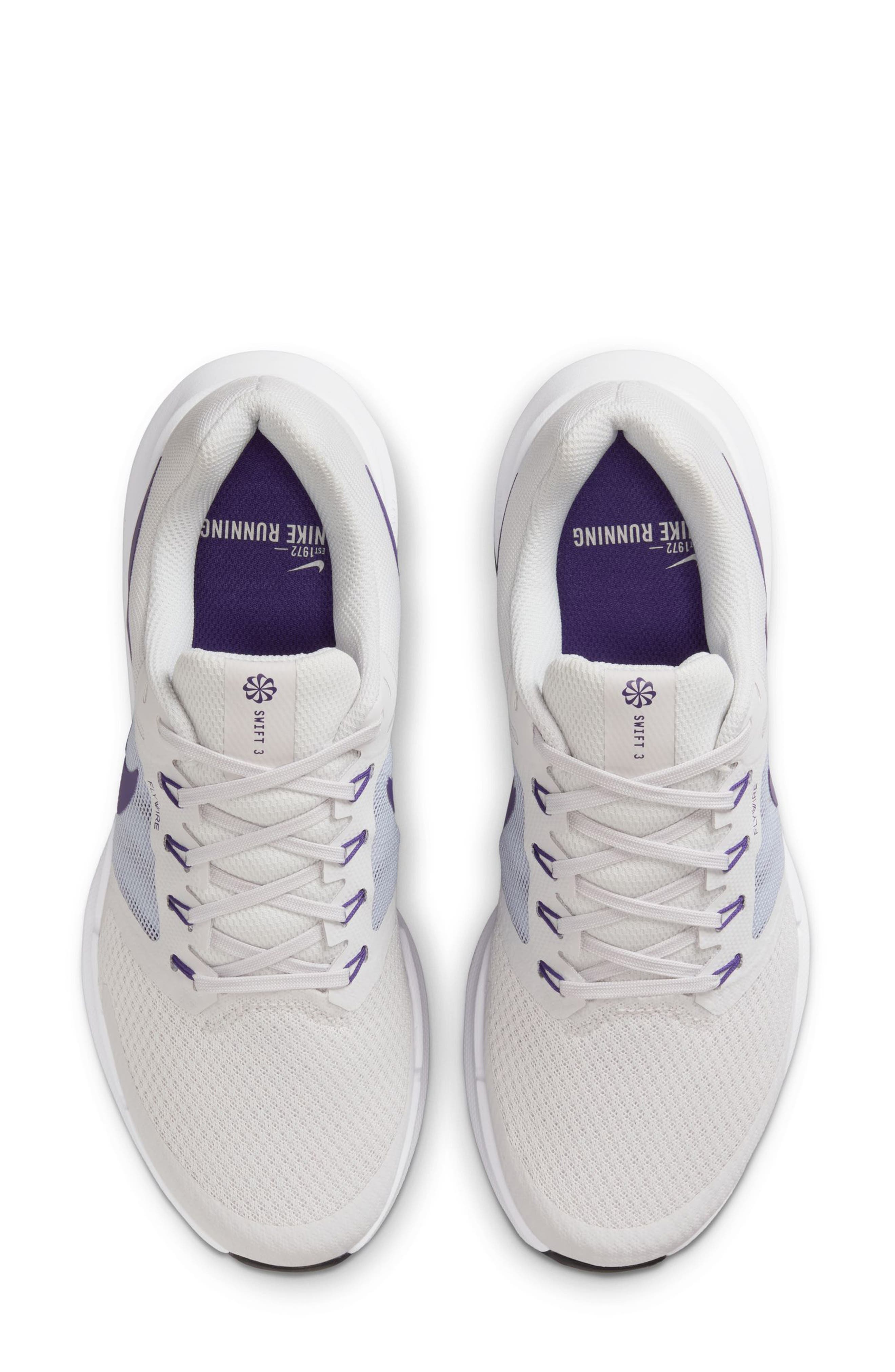 Nike Run Swift 3 Running Shoe, Alternate, color, Grey/ Violet/ Amethyst