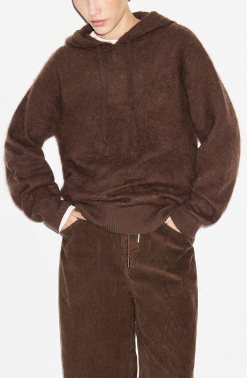 Illaria Brushed Wool Hoodie