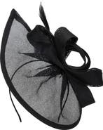 San Diego Hat Mesh Fascinator with Feathers