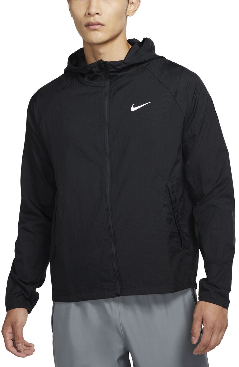 Nike Essential Water Repellent Nylon Running Jacket, Main, color,