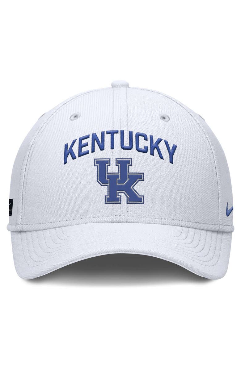 Nike Men's Nike White Kentucky Wildcats 2025 On-Field Rise Performance Flex Hat, Alternate, color, White