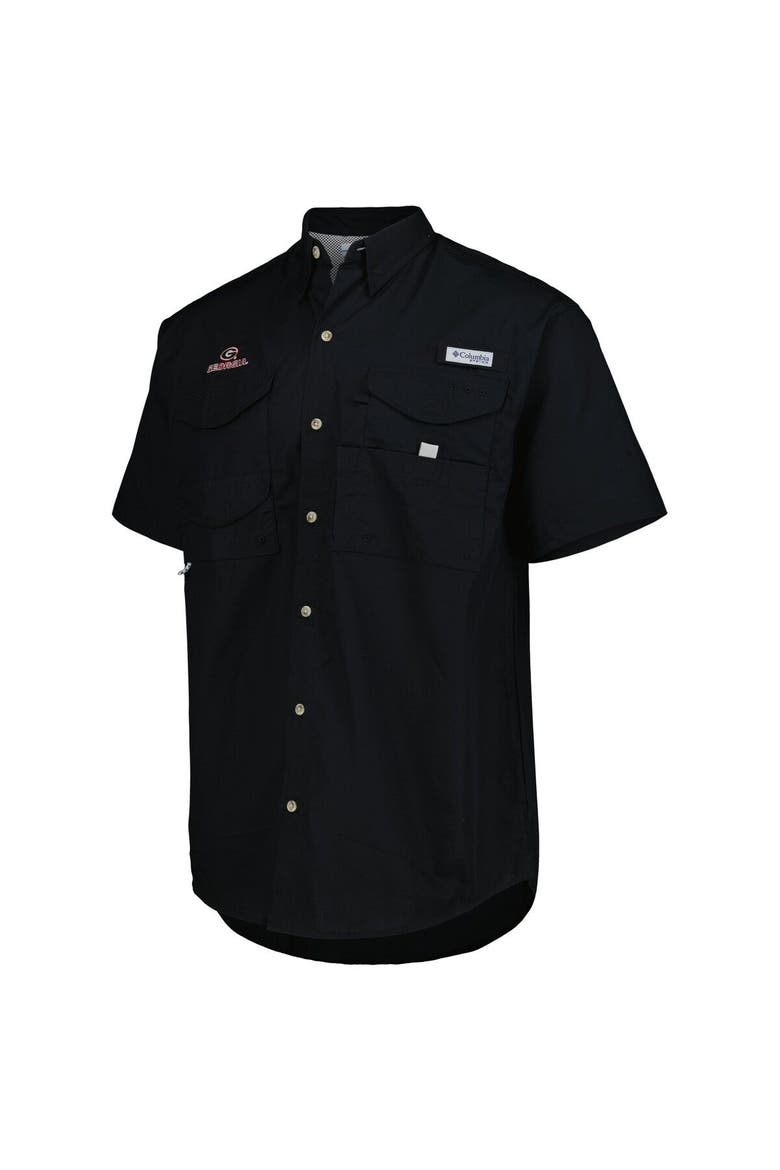 Men's Columbia Black Georgia Bulldogs Bonehead Button-Up Shirt, Alternate, color, Black