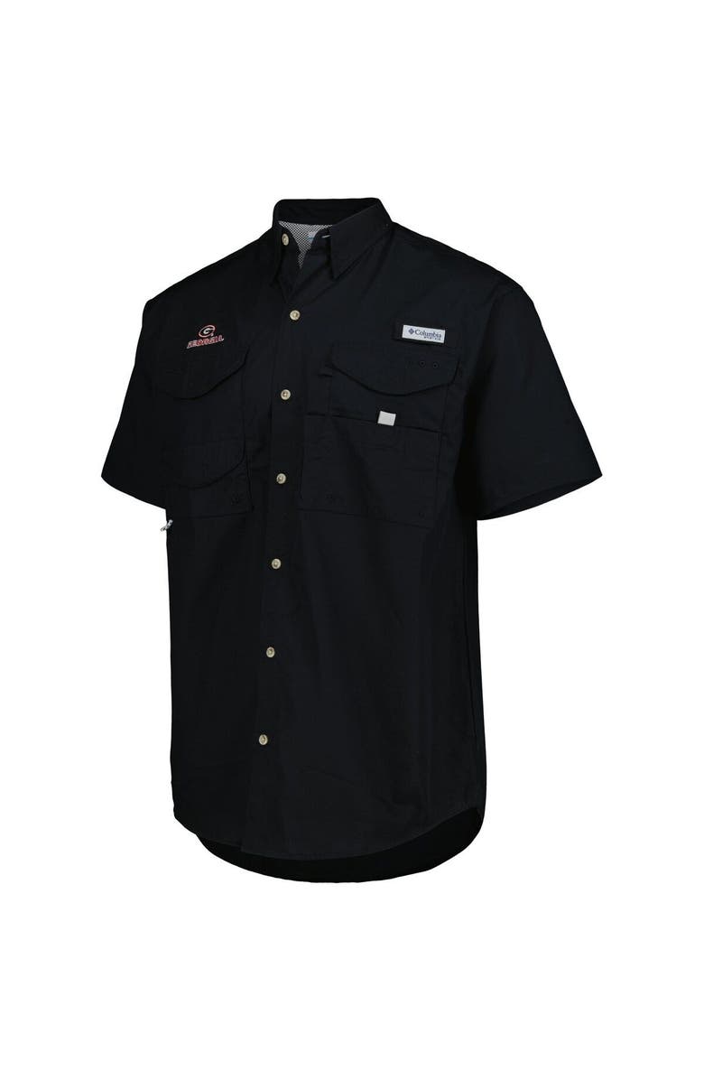 Columbia Men's Columbia Black Georgia Bulldogs Bonehead Button-Up Shirt, Alternate, color, Black