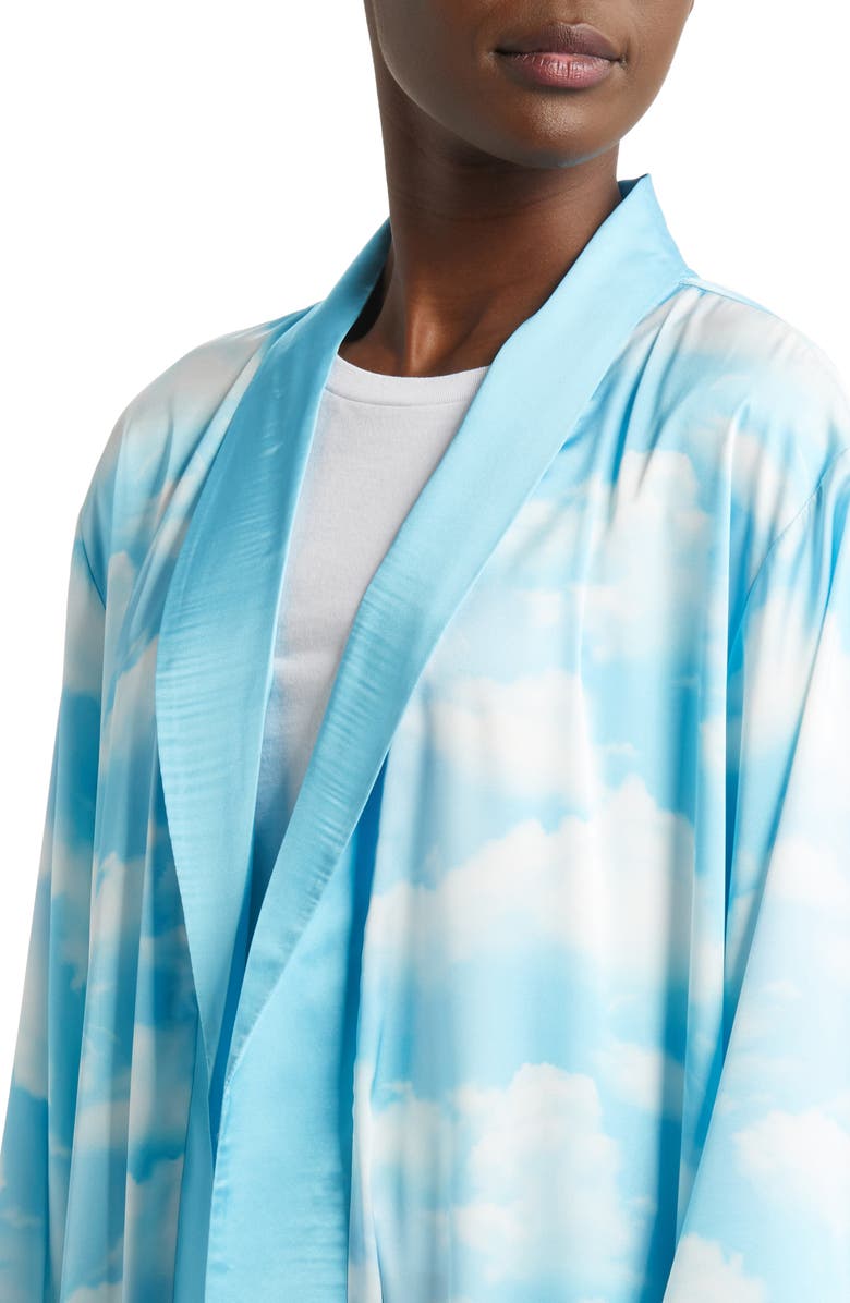 Dressed in Lala Tie Waist Satin Overlay, Alternate, color, 