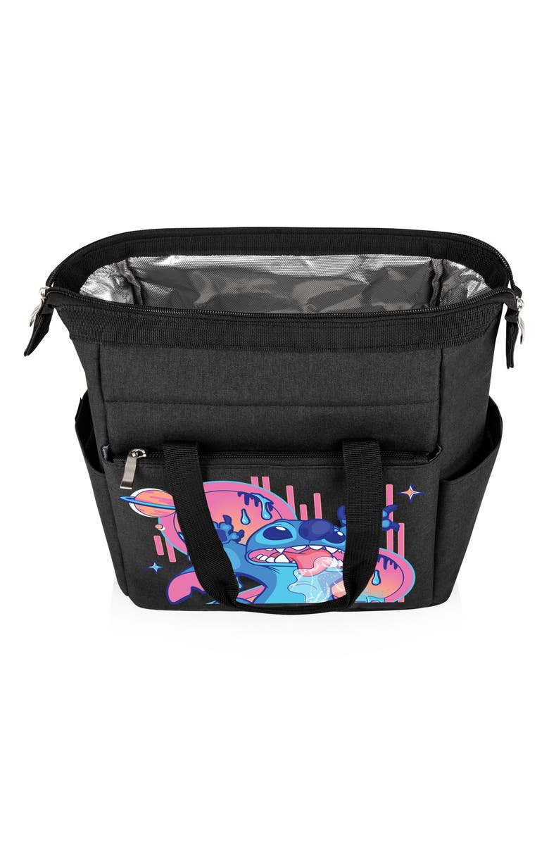 Picnic Time x Disney Lilo & Stitch On-The-Go Insulated Soft Lunch Bag, Alternate, color, Black