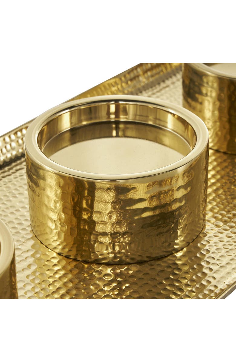 UMA Hammered Candelabra, Alternate, color, Goldtone