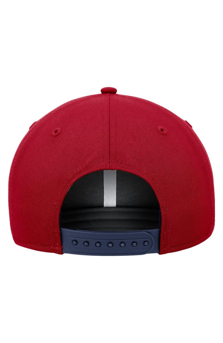 Nike Men's Nike Navy/Red Los Angeles Angels Classic99 Colorblock Performance Snapback Hat, Alternate, color,