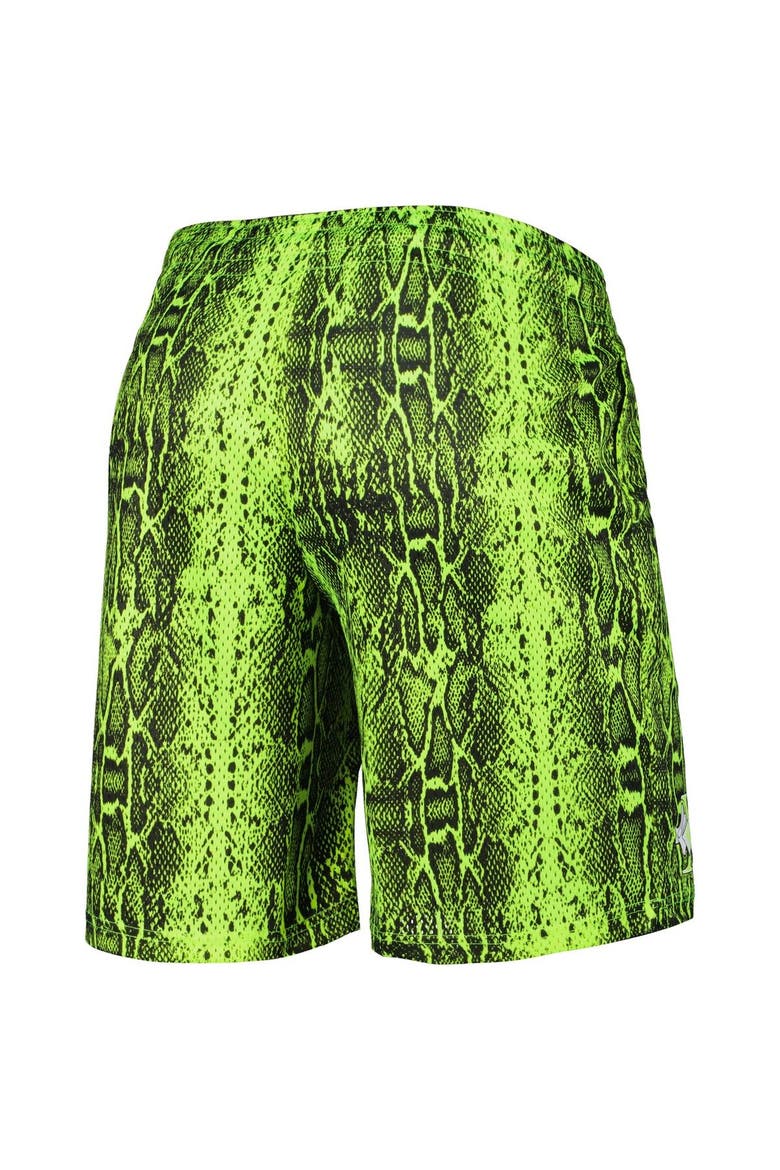 Men's New Era Neon Green Las Vegas Raiders Summer Pop Shorts, Alternate, color, Neon Green