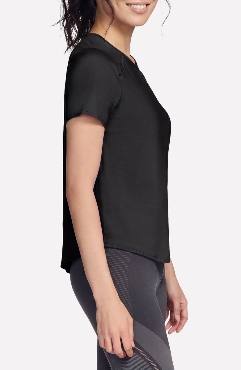 SKECHERS Stripe Peformance T-Shirt, Alternate, color, Bold Black