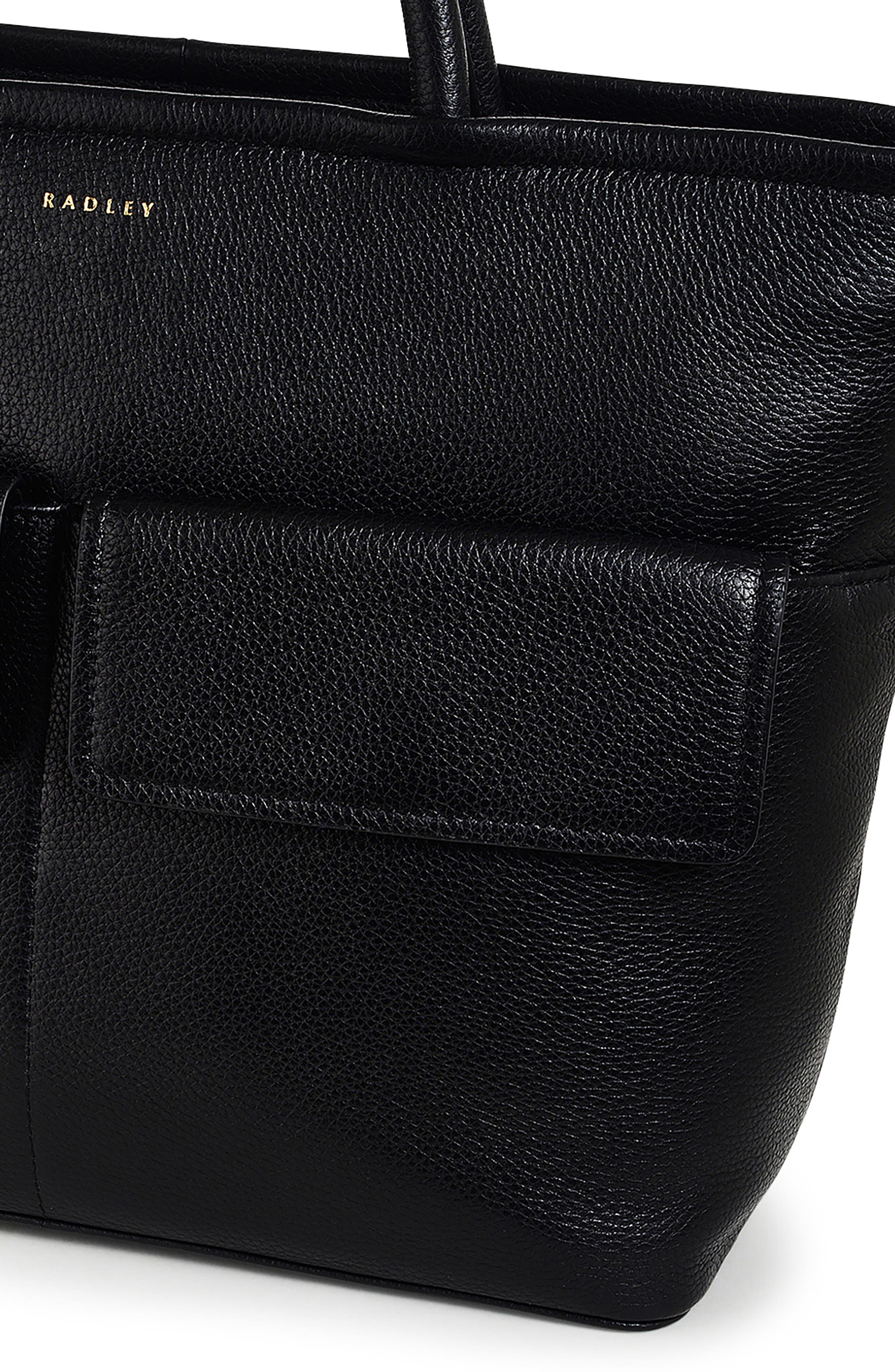 Radley Brompton Crescent Medium Crossbody Bag, Alternate, color, Black