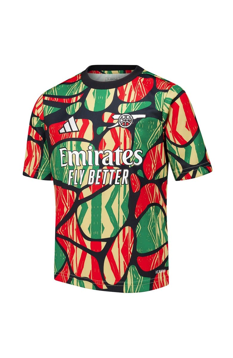 adidas Youth adidas Red Arsenal 2024/25 Pre-Match Top, Alternate, color, Red