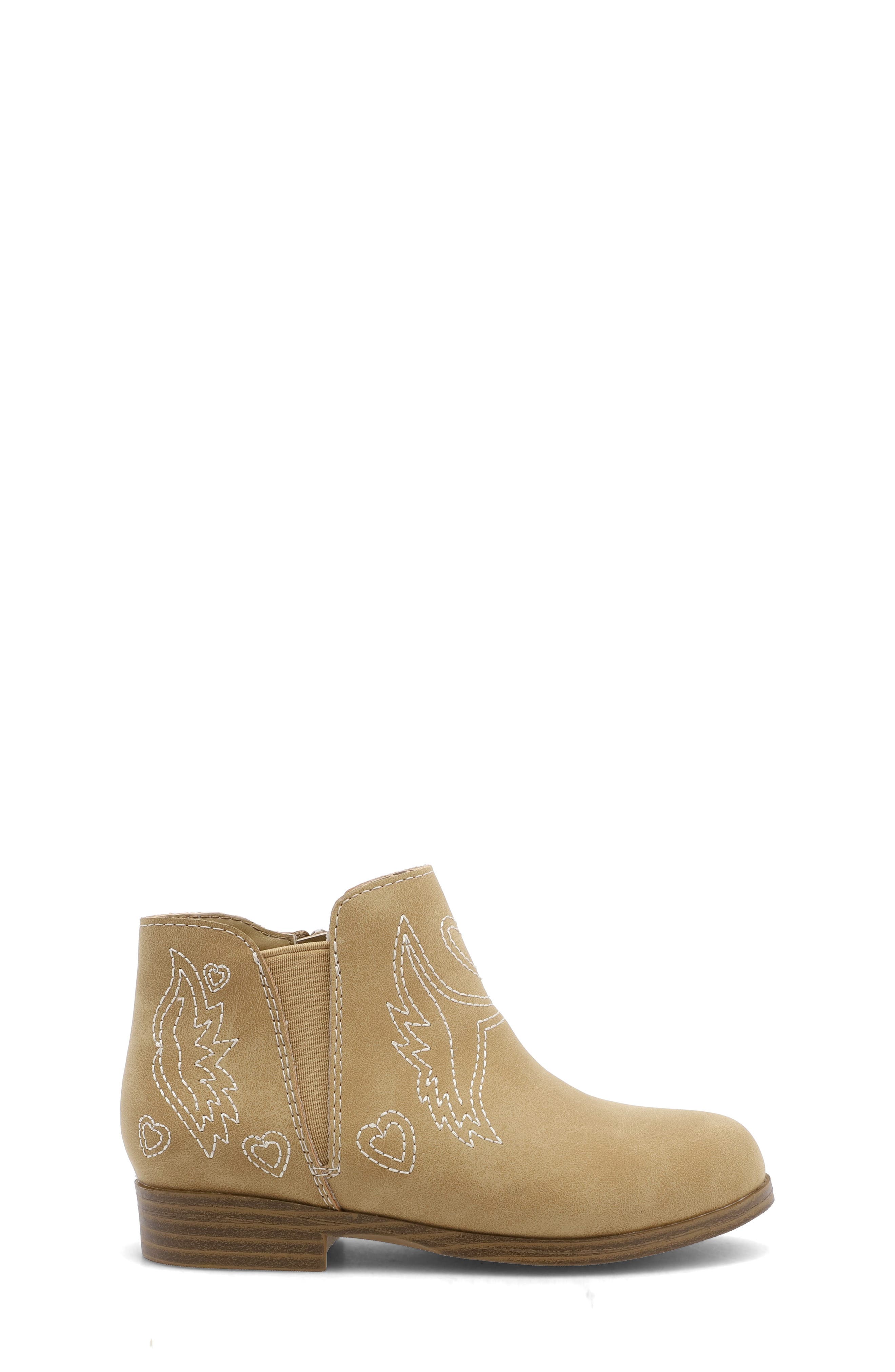 MIA Kids' Lil' Skarlet Western Bootie, Alternate, color, Taupe