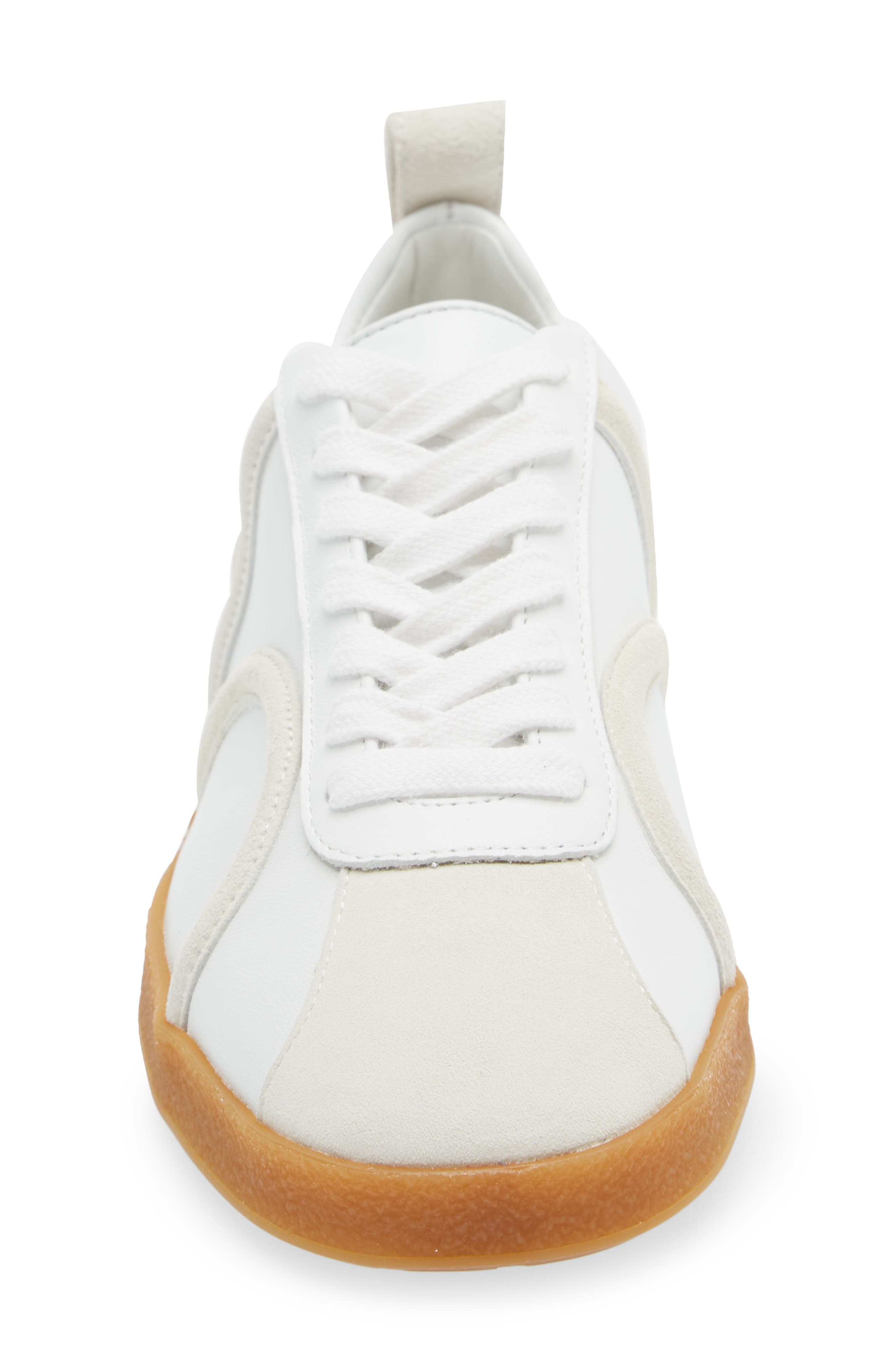 Totême The Leather Sneaker, Alternate, color, OFF-WHITE