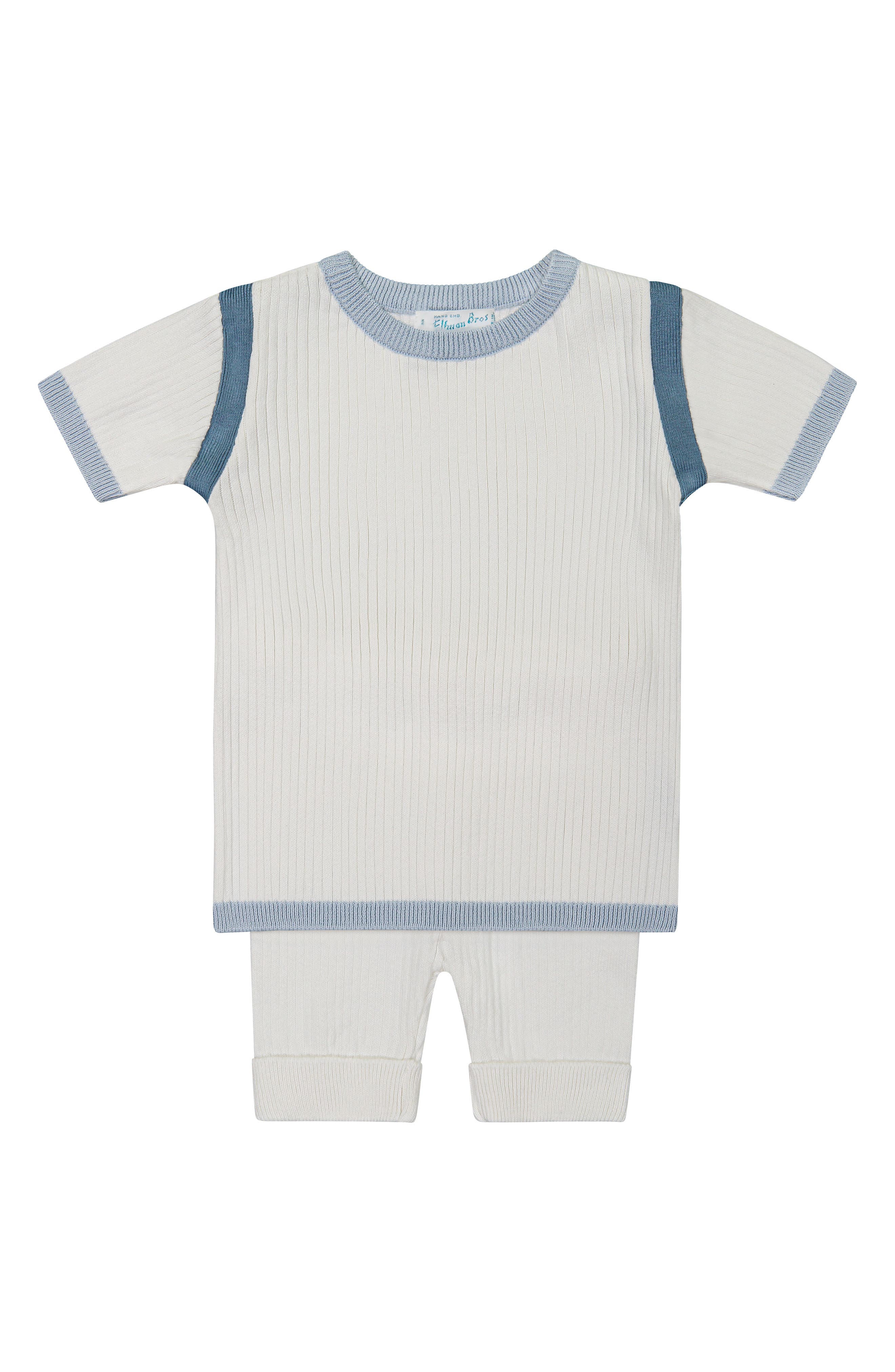 selected IVORY/ P. BLUE