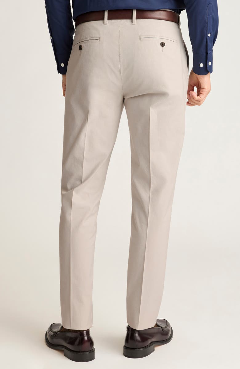 Bonobos Warrior Slim Fit Dress Pants, Alternate, color, Friday Khaki Fine Stripe