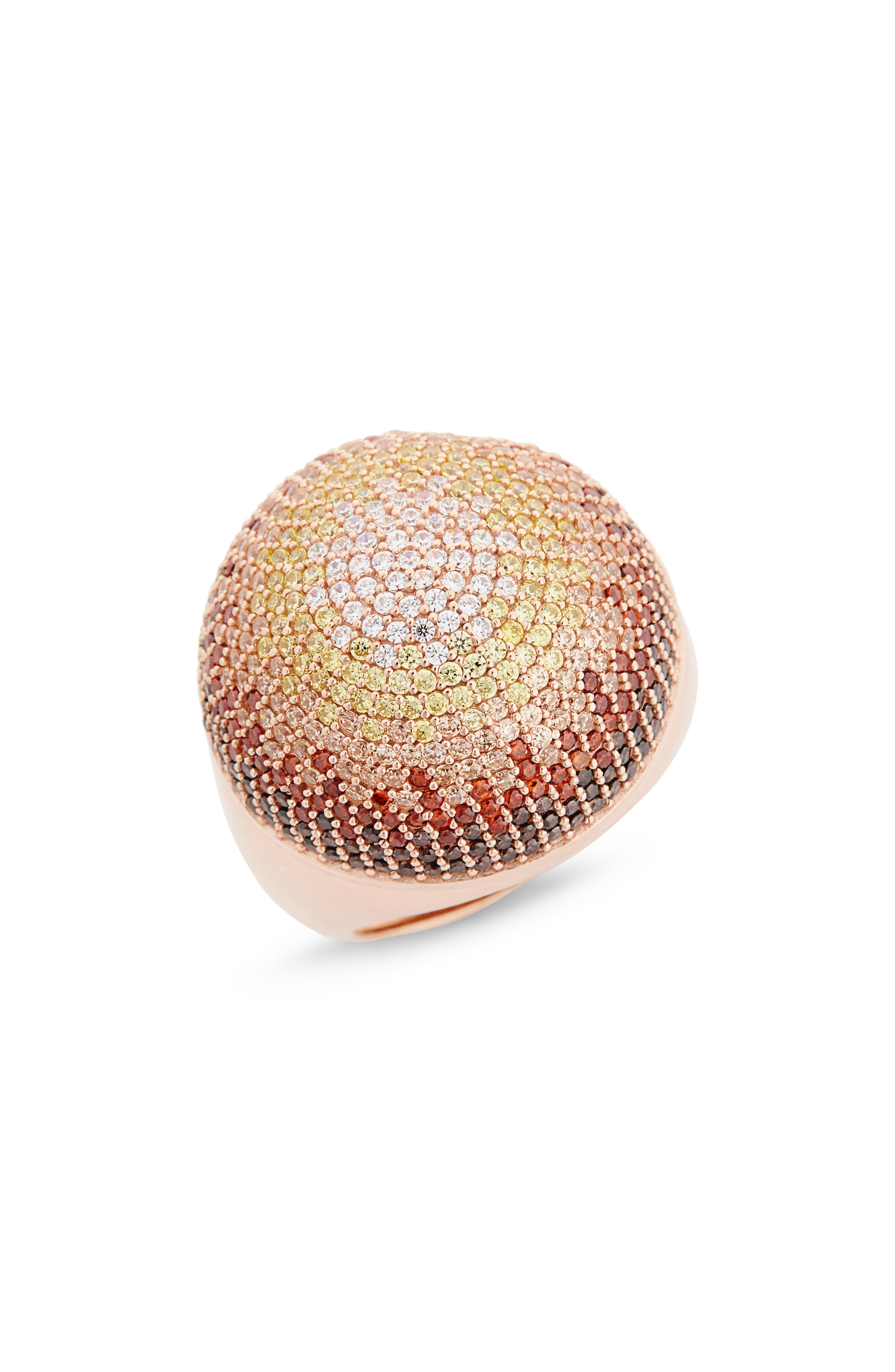 SUZY LEVIAN Cubic Zirconia Domed Ring