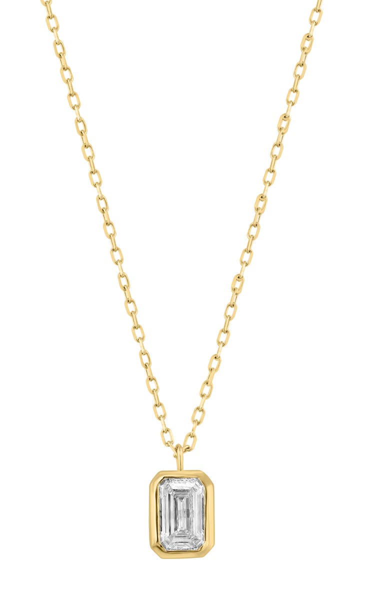 EFFY Lab-Grown Diamond Pendant Necklace, Alternate, color, Gold