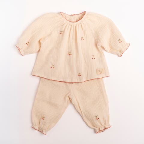 Gauze Two Piece Set