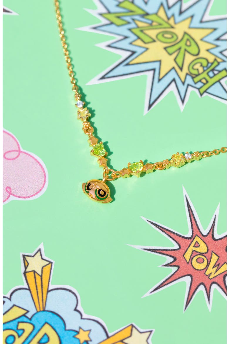 The Powerpuff Girls Pendant Necklace, Alternate, color, GOLD