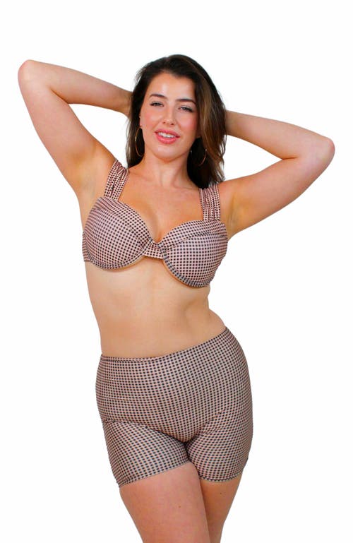 Mary Mercedes Olivia Underwire Bikini Top in Gingham  product