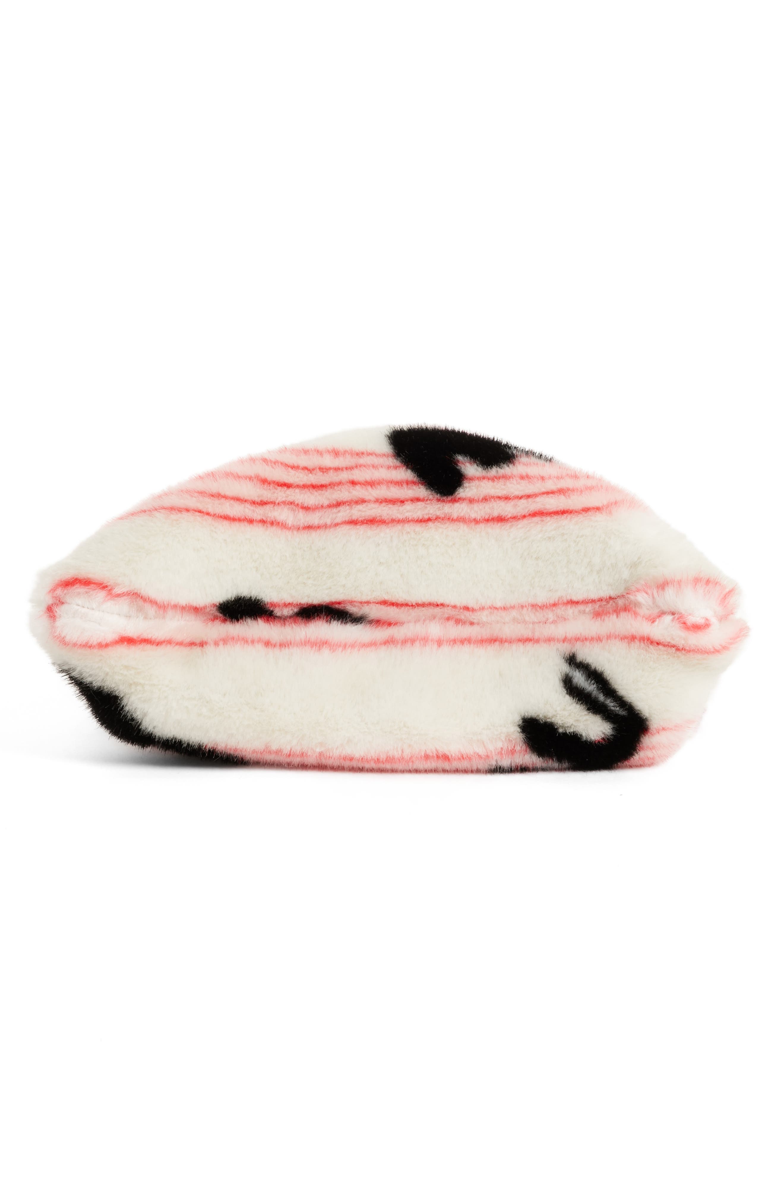 Shrimps Isabella Large Faux Fur Tote, Alternate, color, 