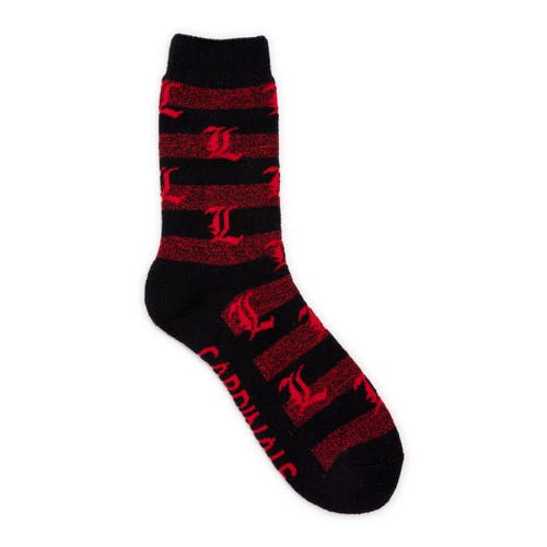 Muk Luks Gameday Terry Loop Socks In Black