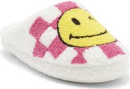 JOE BOXER Smiley Checkerboard Faux Shearling Clog