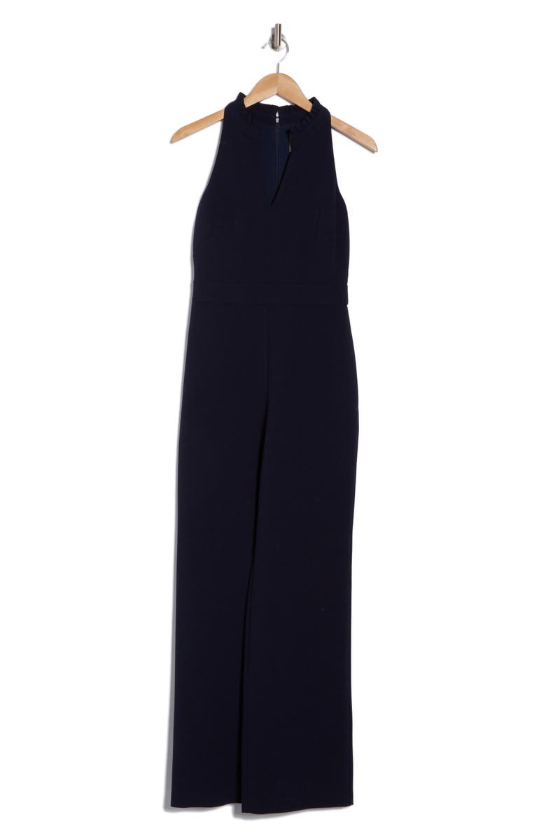 Vince Camuto Crepe Halter Jumpsuit, Alternate, color, 