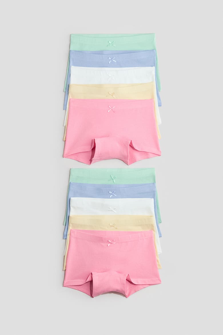 10-pack Cotton Boxer Briefs, Main, color, Pink/green