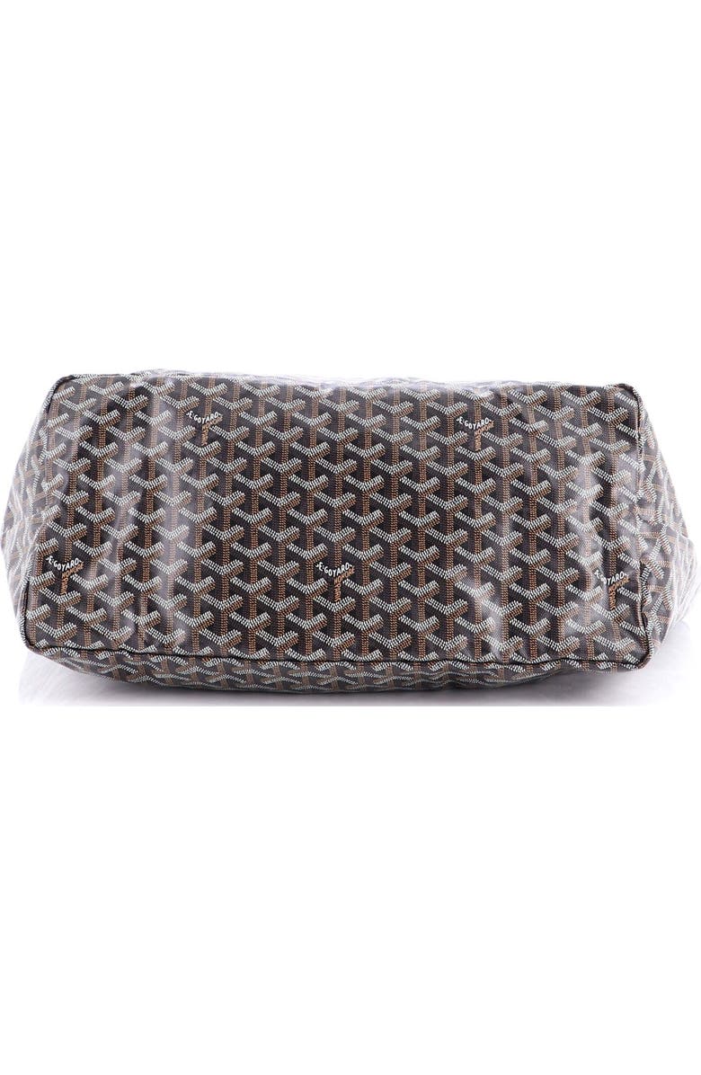 Pre-Owned Goyard Saint Louis Tote Coated Canvas GM, Alternate, color, Black