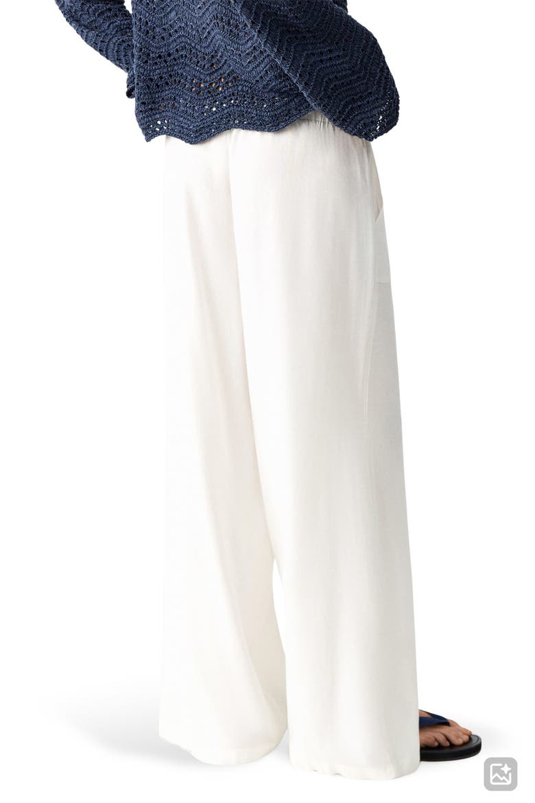 Straight-Leg Pants, Alternate, color, OFF WHITE