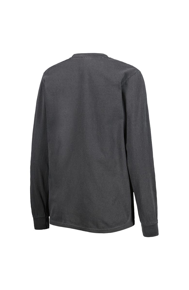 SOFT AS A GRAPE Women's Soft as a Grape Black San Francisco Giants Team Pigment Dye Long Sleeve T-Shirt, Alternate, color, 