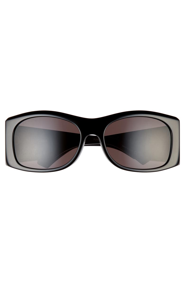 Balenciaga 59mm Rectangular Sunglasses, Alternate, color,