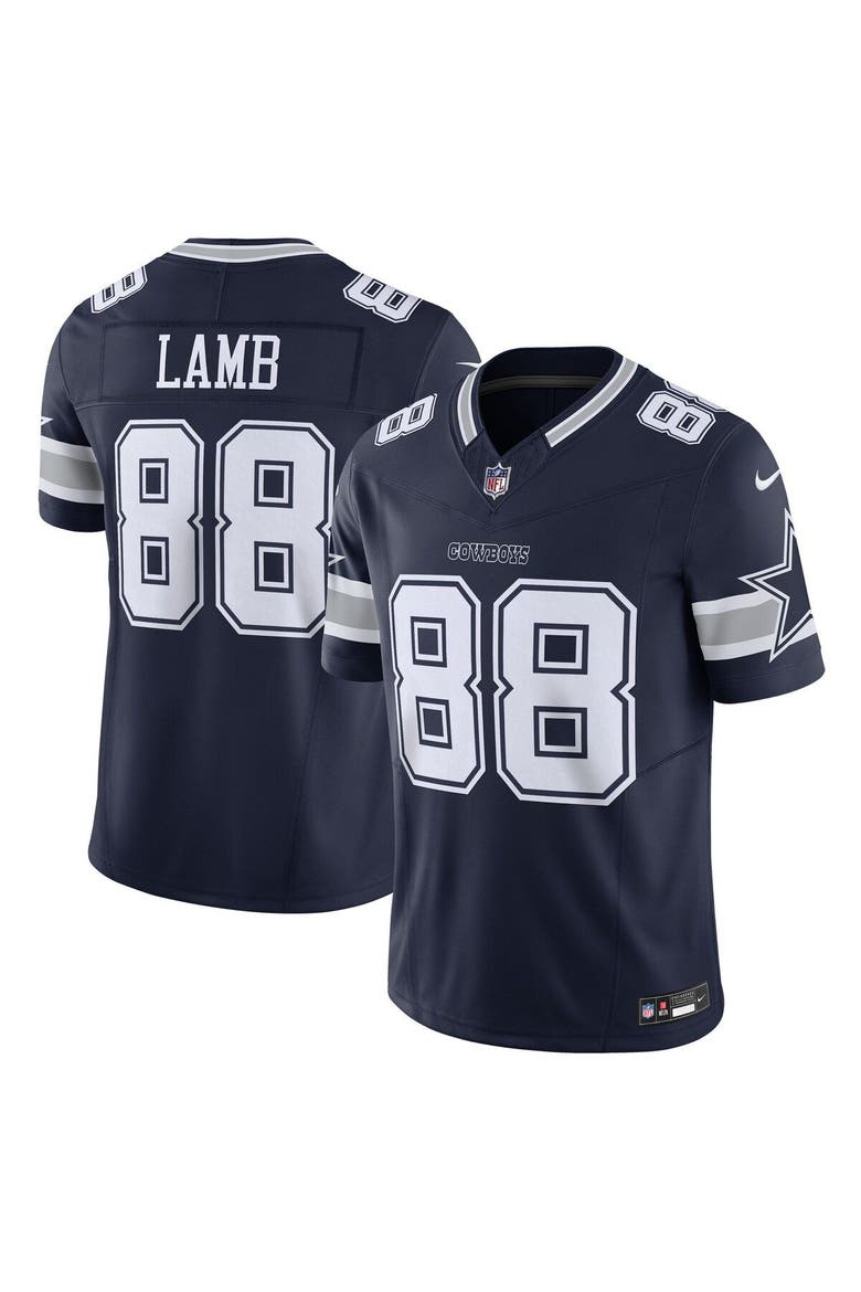 Men's Nike CeeDee Lamb Navy Dallas Cowboys Vapor F.U.S.E. Limited Jersey, Main, color, Navy