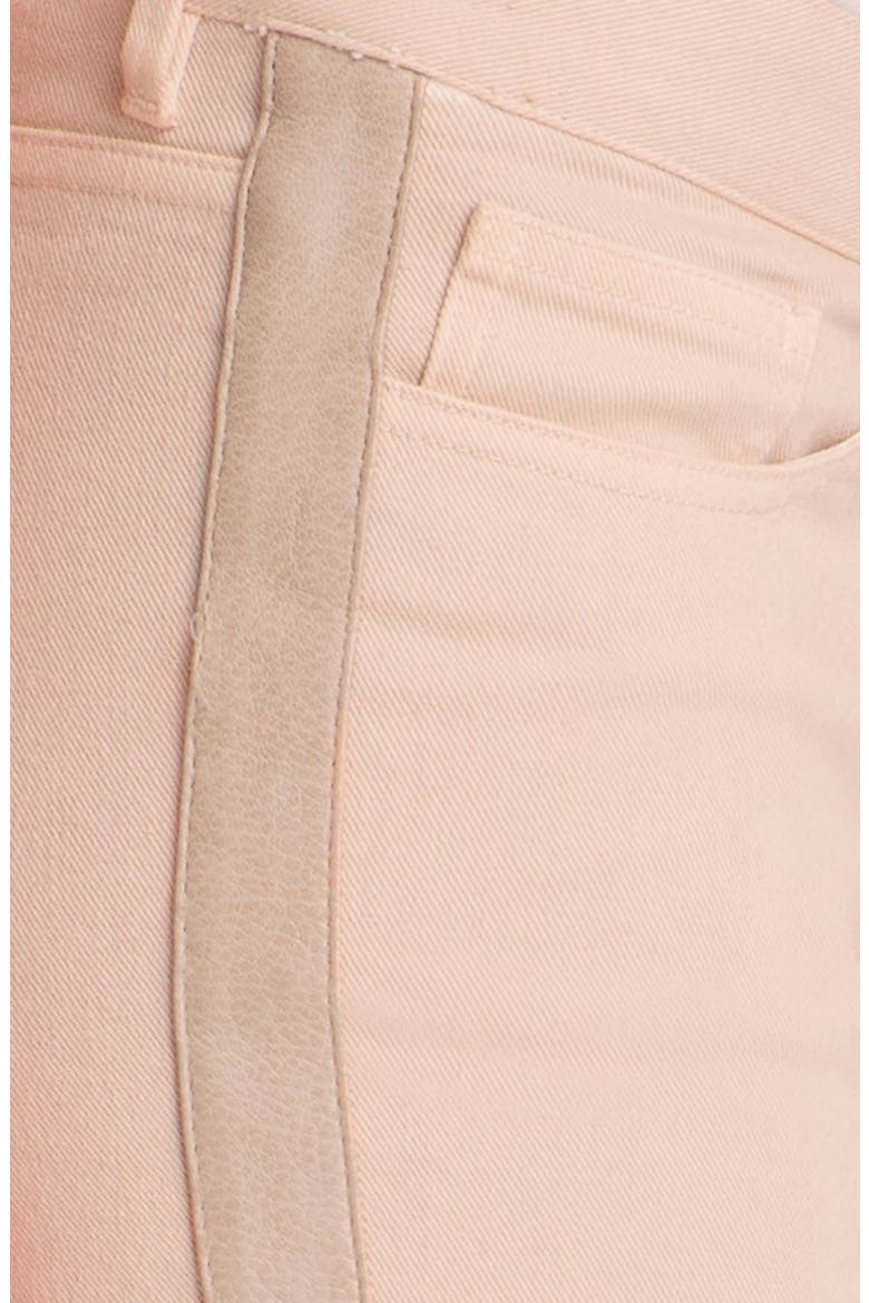 Tuxedo Stripe Jeans, Alternate, color, SWAN/ BUFF